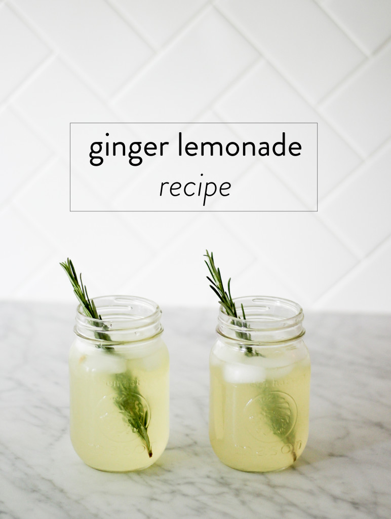 Sweet Ginger Lemonade