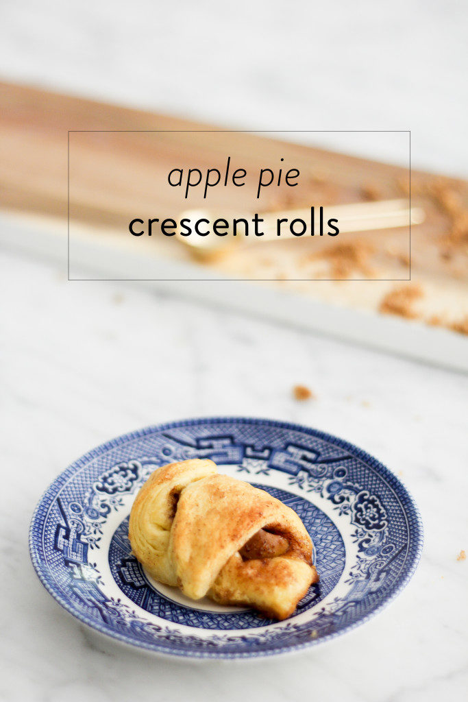 Apple Pie Crescent Rolls