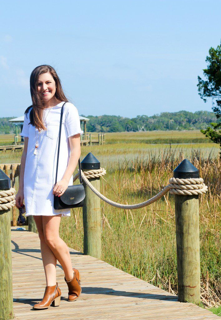 White Denim & Fringe Details