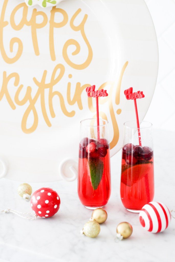 An Easy Christmas Cocktail + Coton Colors