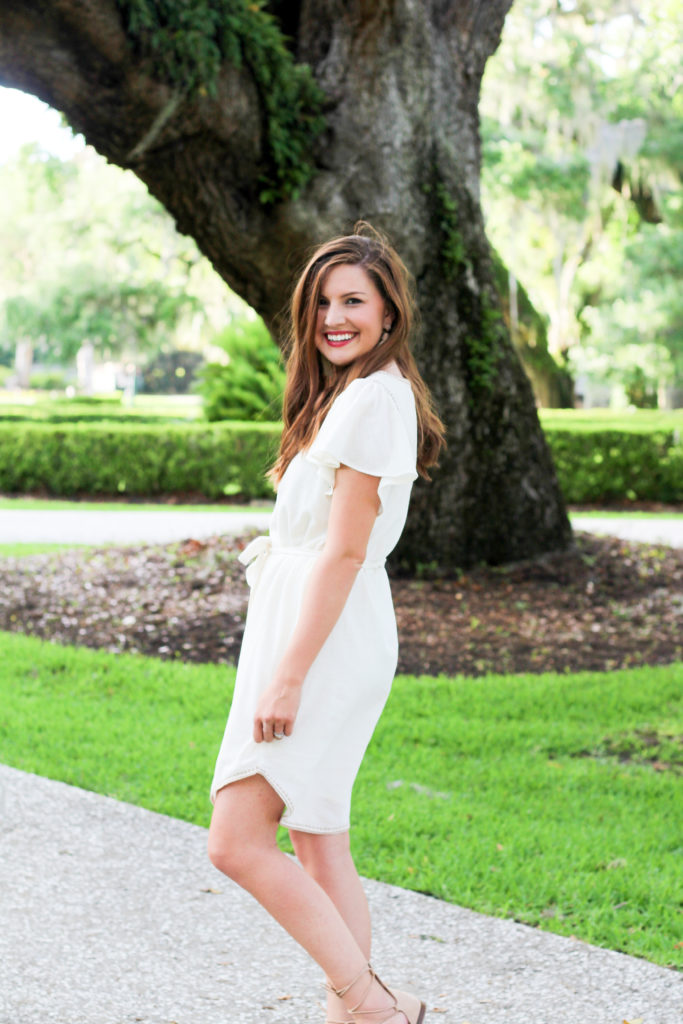 Little White Gladiator Dress