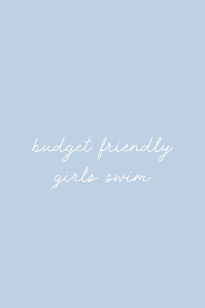 Little Girl’s Budget-Friendly Swim Options