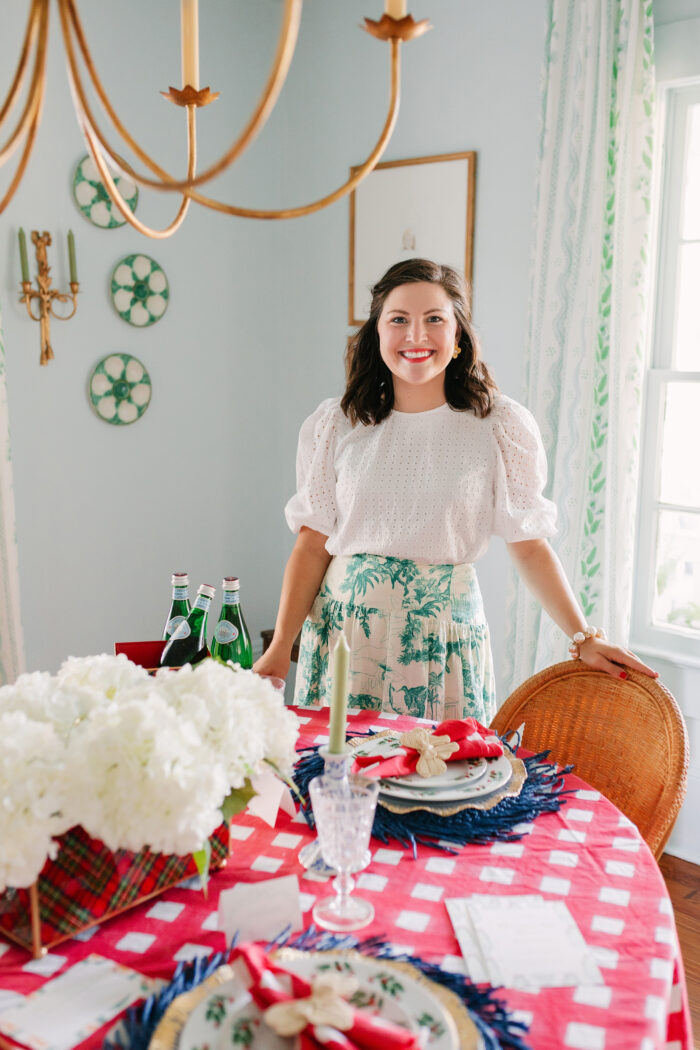 Preppy Christmas Table With Jayes Studio