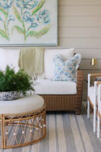 Family Friendly Back Porch Refresh